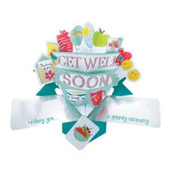 Get Well Soon Pop-up Card - Fruit (3 Pack) 28-235