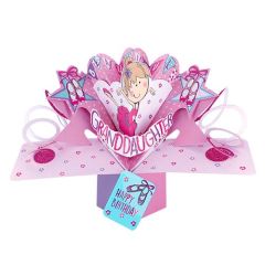 Happy Birthday Pop-up Card - Granddaughter (3 Pack) 28-236