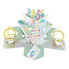 Baby Shower Pop-up Card - Stork (3 Pack) 28-242