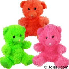 11" Plush Neon Bear 35-710